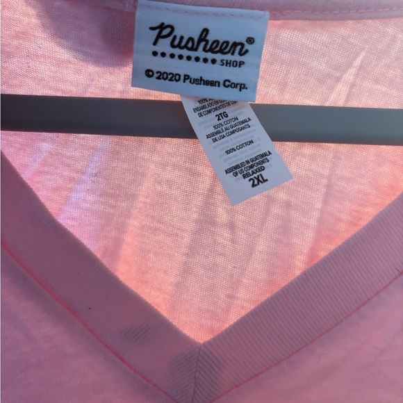 Pusheen Pink 'Nice' Cat Tee - Picture 3 of 3